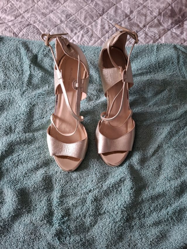 Sandalias Transparentes Sandalias Tacon Gloria Ortiz Sandalia