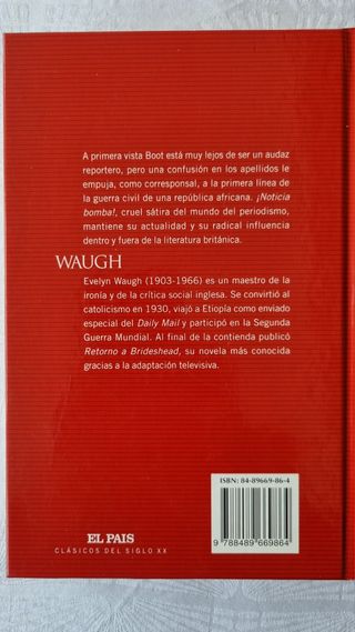 ¡Noticia bomba!. Evelyn Waugh