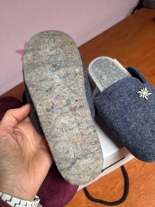 3 paia di pantofole invernali donna