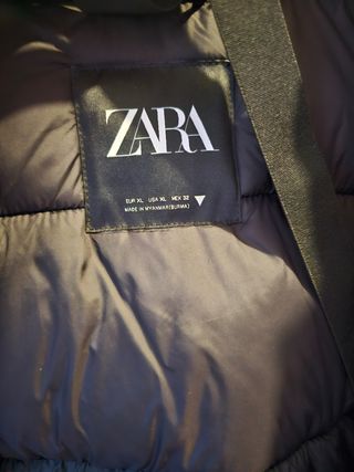 Chaqueta ZARA invierno water repelent