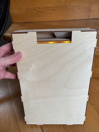 Quadro 3D legno artigianale con led