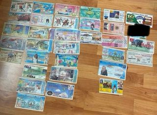 Biglietti lotterie varie anni 90/2000