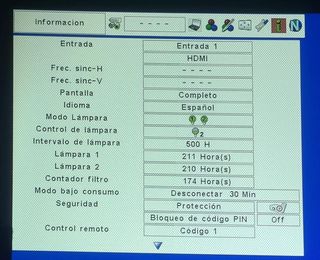 PROYECTOR CINE 16:9 SANYO