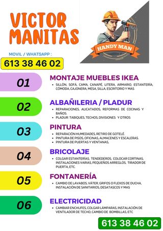 MANITAS y REFORMAS - 613384602