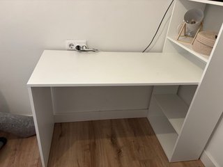 Mueble mesa escritorio estudio blanco
