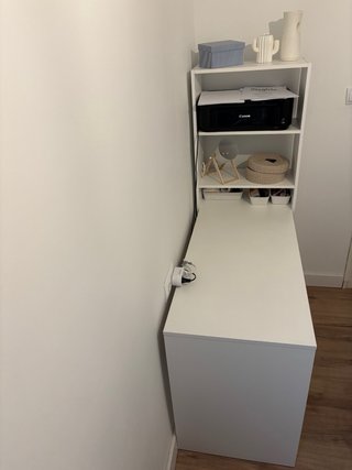 Mueble mesa escritorio estudio blanco
