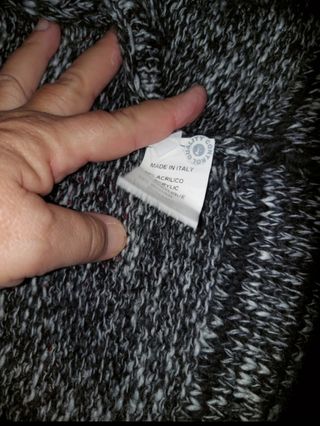 Cappotto mohair grigio mélange