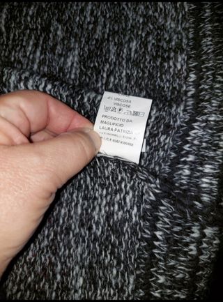 Cappotto mohair grigio mélange