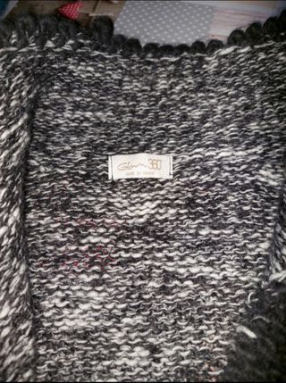Cappotto mohair grigio mélange