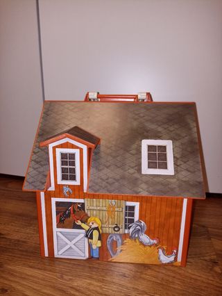 Granja con caballos PLAYMOBIL