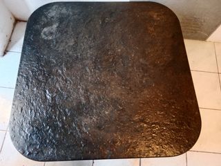 Mesa de pizarra negra