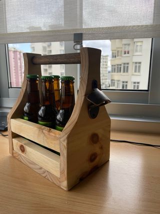 Porta botellas cerveza