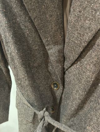 Americana marrón blazer chaqueta