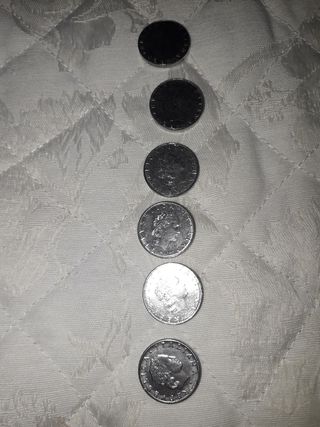 50 lire in miniatura anni 1990/91/92/93/94/95