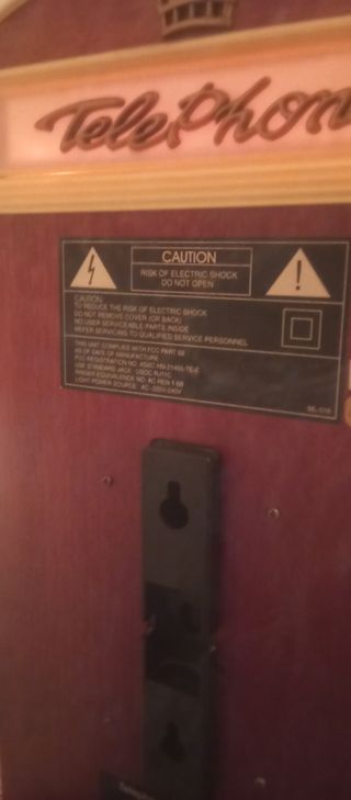 Cabina de teléfono antigua