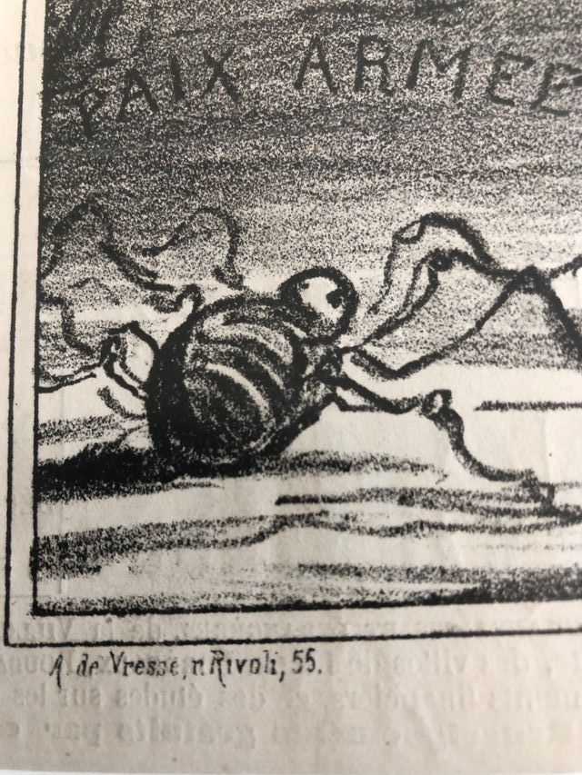 stampa di immagini litografiche Honoré Daumier