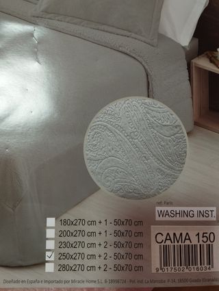 Edredón cama 150 sin uso