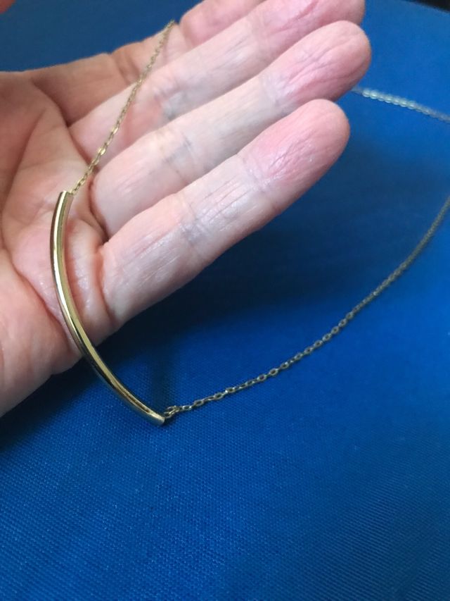 Gargantilla baño de oro