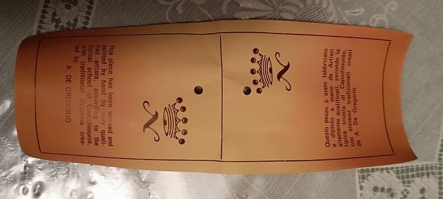 2 portavelas Capodimonte