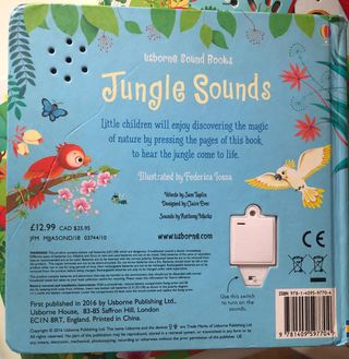 Garden Sounds Jungle Sounds Farm Sounds Usborne
