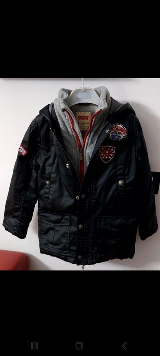 Giubotto tipo parka bambino Levi's 6anni