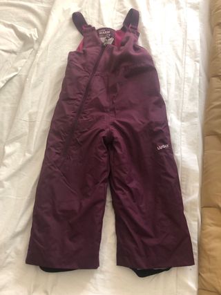 Tuta neve 2/3 anni dechatlon