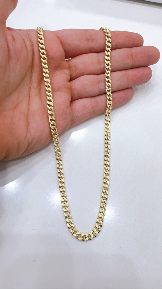 Collana groumette in oro giallo 18kt 750