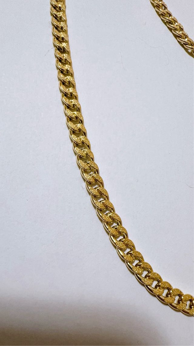Collana groumette in oro giallo 18kt 750