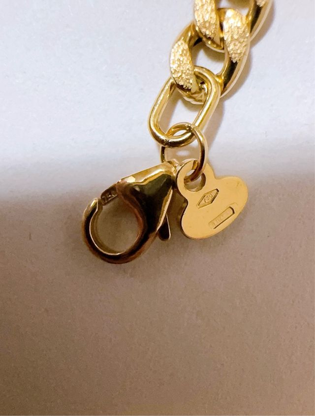 Collana groumette in oro giallo 18kt 750