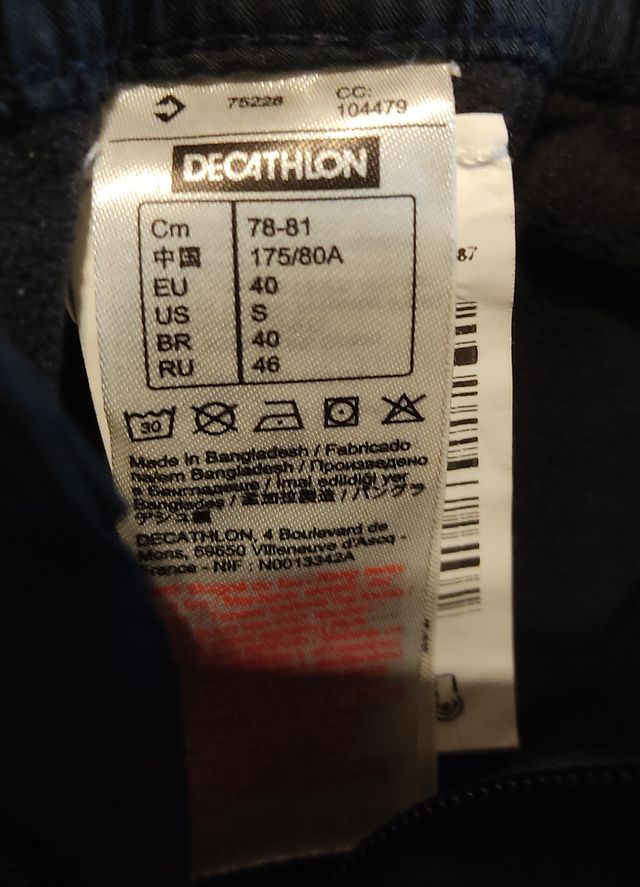 PANTALÓN PARA MONTAÑA (TALLA 40)