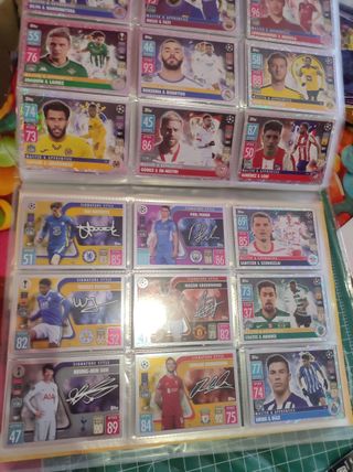 Colección completa match attax 21/22.