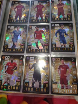 Colección completa match attax 21/22.