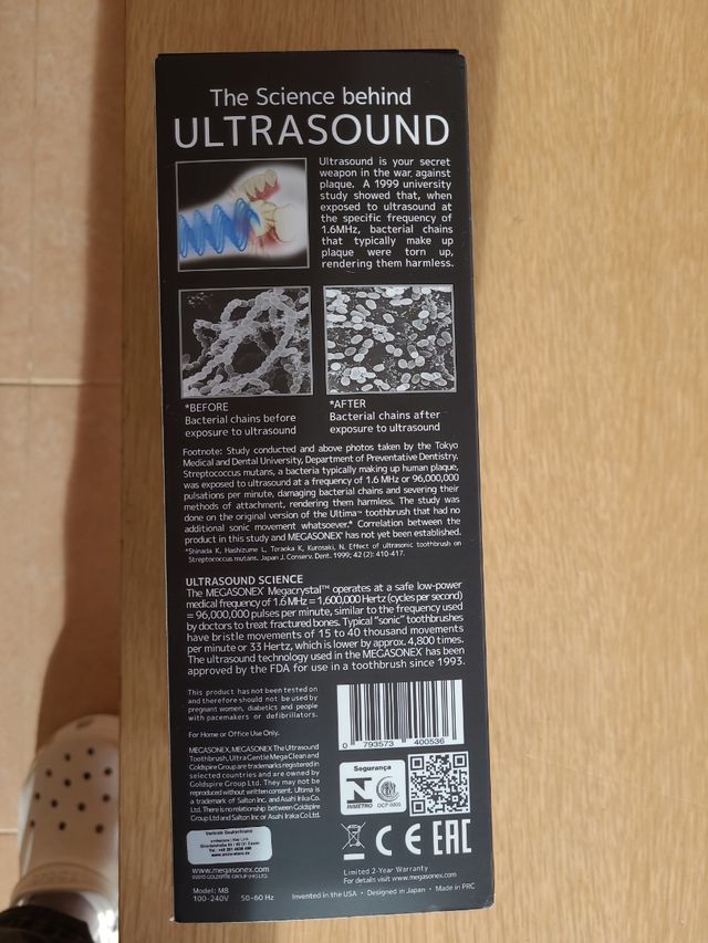 Cepillo dental ultrasónico Megasonex