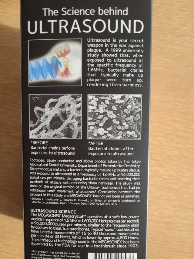 Cepillo dental ultrasónico Megasonex