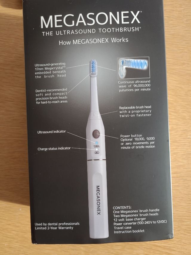 Cepillo dental ultrasónico Megasonex