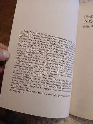 L'ospite inquietante. Il nichilismo e i giovani