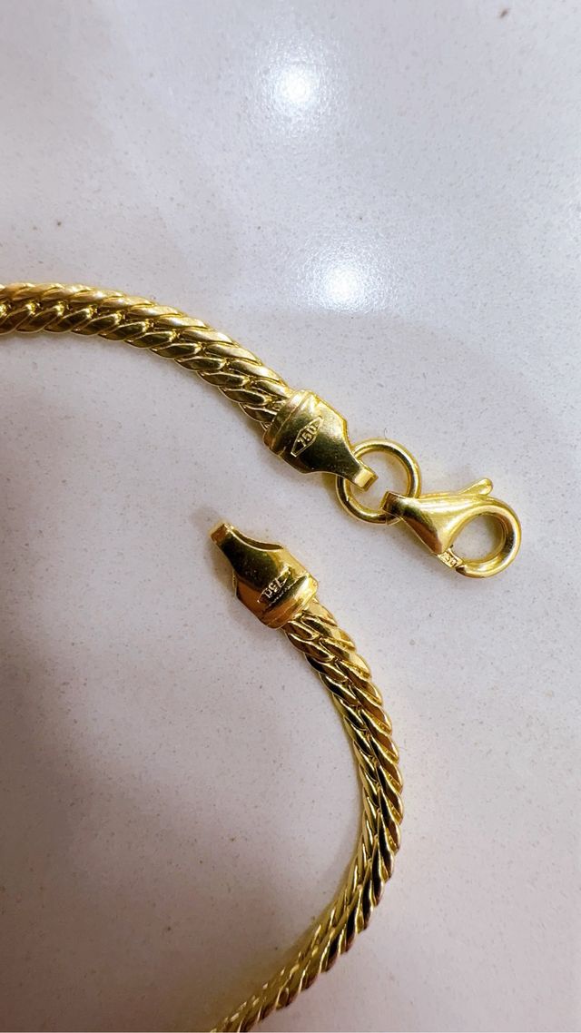Bracciale schiena d’asino in oro 18kt