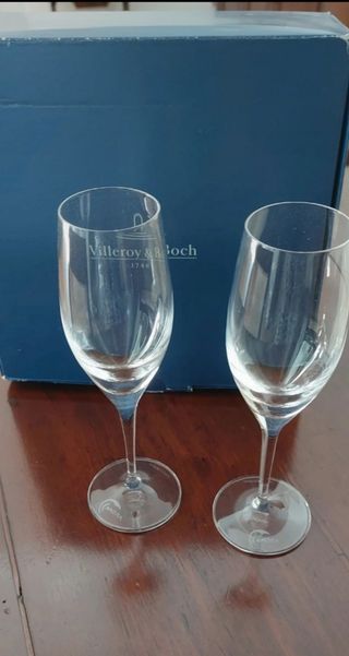 2 calici in cristallo Villeroy e Boch