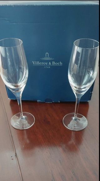 2 calici in cristallo Villeroy e Boch