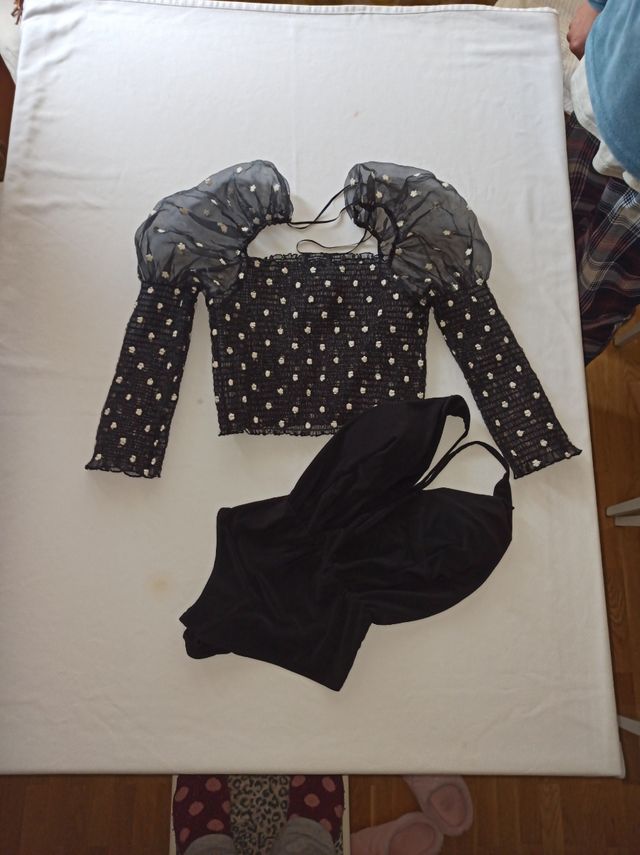 TOP GASA TRANSPARENCIAS LUNARES y BODY