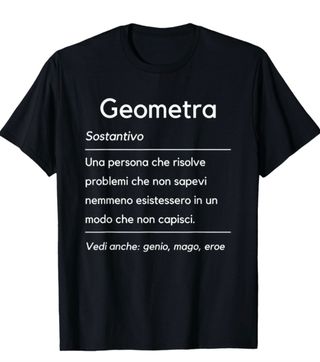 T-shirt Geometra manica corta 2xxl 