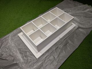 Estantería blanca de diseño 103x61 REBAJA