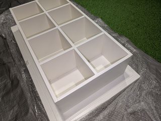 Estantería blanca de diseño 103x61 REBAJA