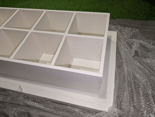 Estantería blanca de diseño 103x61 REBAJA