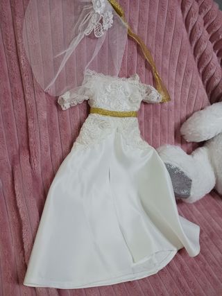 Vestido original  muñeca nancy novia
