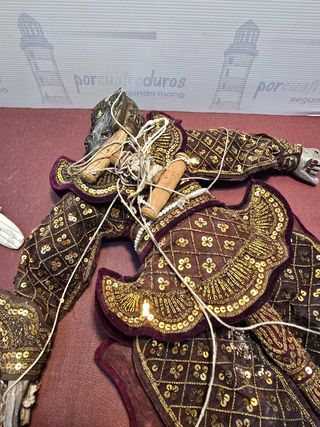 2 marionetas Tailandesas muy antiguas