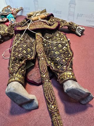 2 marionetas Tailandesas muy antiguas