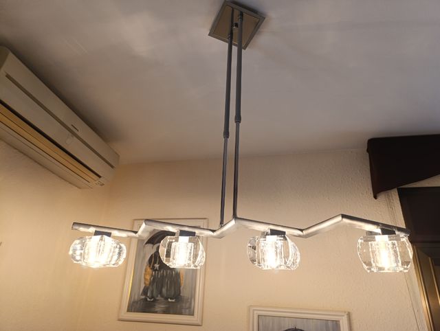 Lámpara techo comedor -sala.