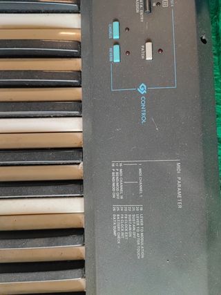 Teclado para midi
