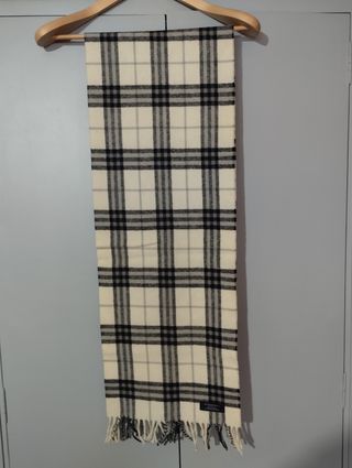 Bufanda vintage de lana de Burberry 